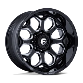 Fuel Rims FC862 SCEPTER GLOSS BLACK MILLED