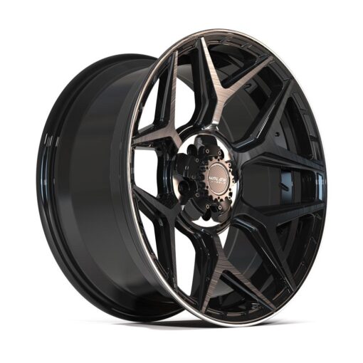 4P06-20090-5D55-0BBT: 20x9 5x127 0 Offset 4PLAY 4P06 Gloss Black w ...