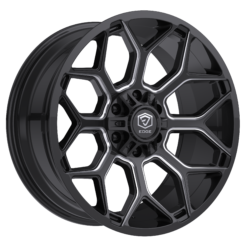 Edge Off Road 302BM GLOSS BLACK W/MILLED ACCENTS