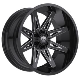 304BM Gloss Black w/Milled Accents