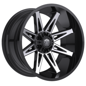 304MB Gloss Black w/Machined Face