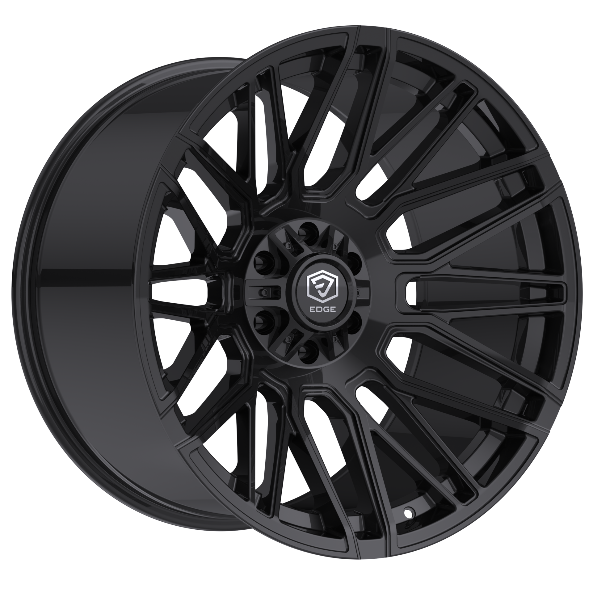 Boss 306 Rims A281923: 20x9 8x165.1 18 Offset Edge Off Road 306B GLOSS BLACK