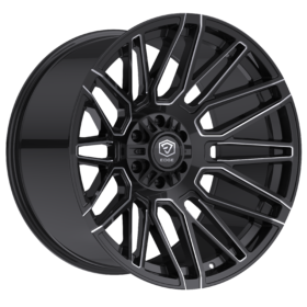 306BM Gloss Black w/Milled Accents