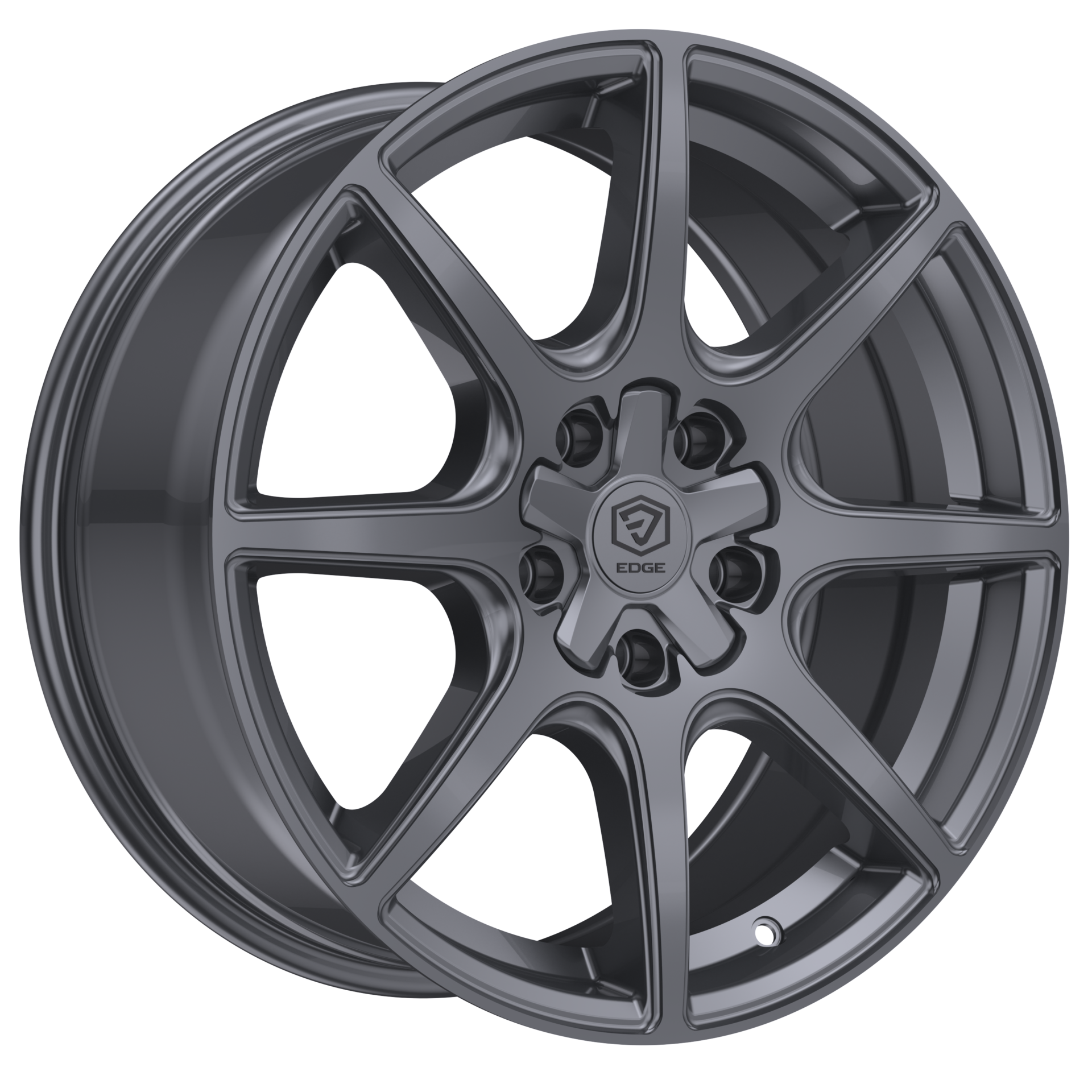 Anthracit Rims A282020: 20x8.5 5x108 40 Offset Edge Street 357A ANTHRACITE