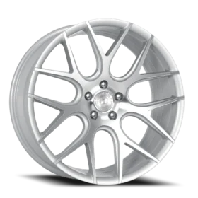 Monza Gloss Silver Machined Face
