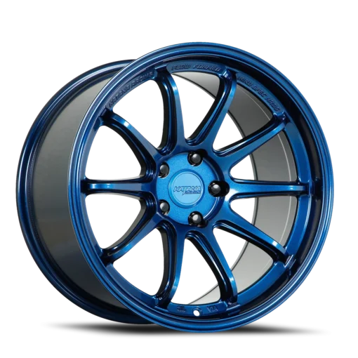 HR06-189545BLUE: 18x9.5 5x120 22 Offset Katana Racing Hr06 Metallic Blue