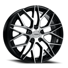 Kr01 Glossy Black Machined Face