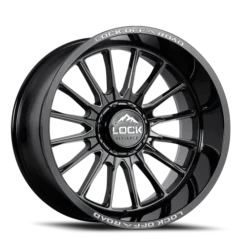Lock Extreme Striker Gloss Black Milling