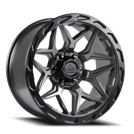 Matrix 750 Rims MATRIX-7921MGMBR: 17x9 5x127 0 Offset Lock Offroad Matrix Matte Grey W ...