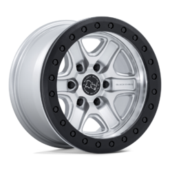 Black Rhino BR200 ECHO TRAIL LOCK BEADLOCK HYPER SILVER W/ MACHINED FACE