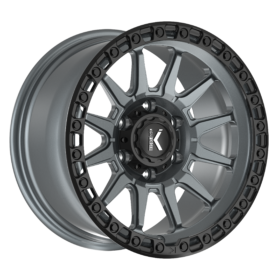 ADRENALINE-KO MATTE ANTHRACITE BLACK RING