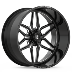 KG1 Forged ARISTO-6 LUG-KF GLOSS BLACK MILLED