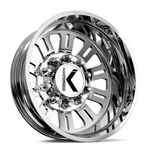 KD004R2282528PS: 22x8.25 10X285 145 Offset KG1 FORGED DUEL-KD POLISHED