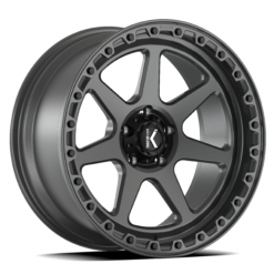 KG1 Forged GASCAN-KOB MATTE ANTHRACITE BLACK RING