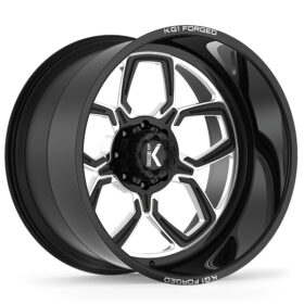 GEAR-5-KC GLOSS BLACK MILLED