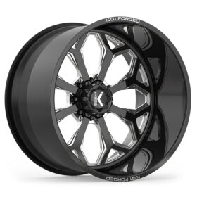 KNOX-8 LUG-KF GLOSS BLACK MILLED