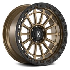 KG1 Forged LIFTER-KO TEXTURED MATTE BRONZE BLACK RING