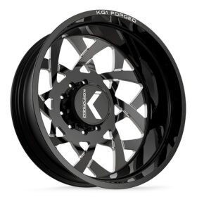 ORBITAL-KD GLOSS BLACK MILLED