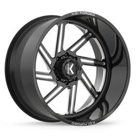 SPOOL-KF GLOSS BLACK MILLED