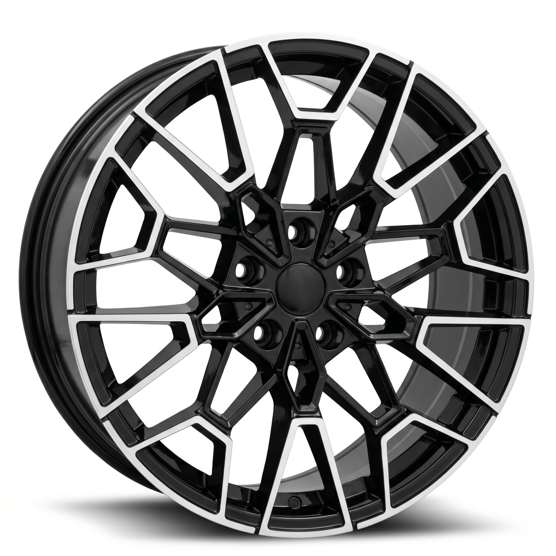 FBX251-9-3: 19x8.5 5x120 37 Offset FACTORY SPEC WHEELS FSW-03 BLACK ...
